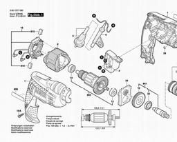 Bosch Drill GBM 13 spare parts