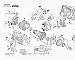 Bosch Drill GBM 13 RE spare parts