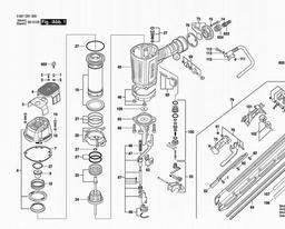 Bosch Pneumatic Nailgun GSN 90-34-DK spare parts