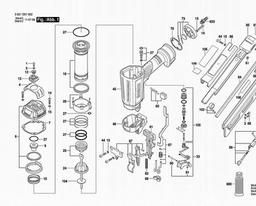 Bosch Pneumatic Nailgun GSK 64-34 spare parts