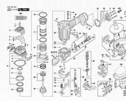 Bosch Pneumatic Nailgun GSK 45-15 spare parts