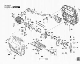 Bosch Jig Saw GST 65 spare parts