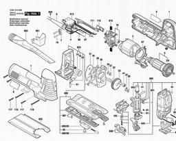 Bosch Jig Saw GST 140 CE spare parts