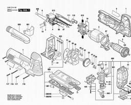 Bosch Jig Saw GST 1400 CE spare parts