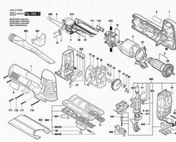 Bosch Jig Saw ST 140 E spare parts