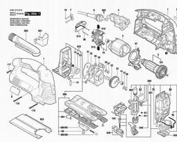 Bosch Jig Saw JS572E spare parts