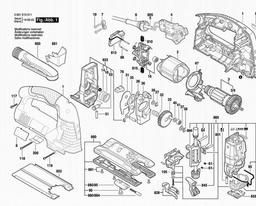 Bosch Jig Saw JS572E spare parts