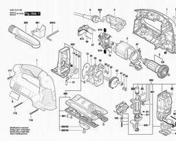 Bosch Jig Saw GST 1400 BCE spare parts