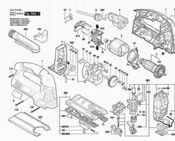 Bosch Pendulum Jigsaw BJS TH 160 spare parts