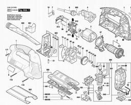 Bosch Jig Saw STP 140 EXACT-B spare parts
