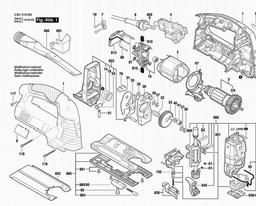 Bosch Orbital Jigsaw GST 160 BCE spare parts