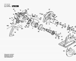 Bosch Un-hd Port. Circular Saw GKS 7 1/4 spare parts
