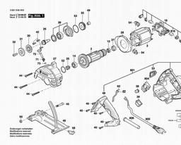 Bosch Marble Cutting Saw GDC 14-40 D spare parts