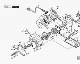 Bosch GKS 7 1/4" spare parts