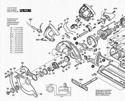 Bosch Circular Saw GKS 235 spare parts
