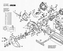 Bosch Circular Saw GKS 235 spare parts