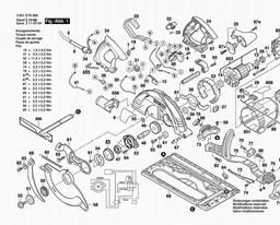 Bosch Circular Hand Saw GKS 85 G spare parts