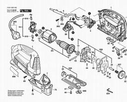 Bosch Jig Saw GST 90 BE spare parts