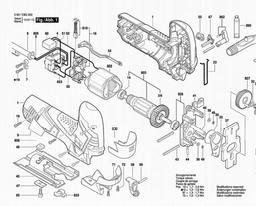 Bosch Jig Saw GST 90 E spare parts