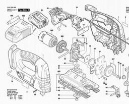 Bosch Cordless Jigsaw GST 18 V-LI spare parts