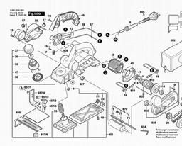 Bosch Portable Planer GHO 15-82 spare parts
