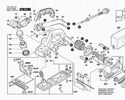 Bosch Portable Planer PL1682 spare parts