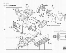 Bosch Portable Planer GHO 18 V spare parts