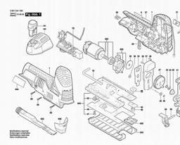Bosch Cordless Jigsaw GST 10,8 V-LI spare parts