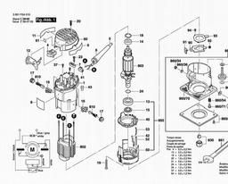 Bosch Router PR 10 E spare parts