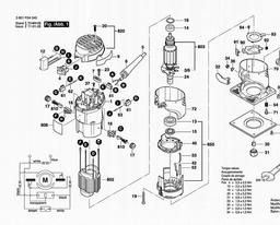 Bosch Router GMR 1 spare parts