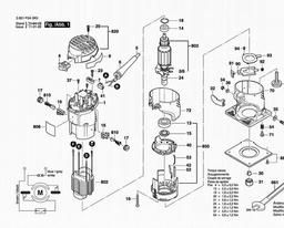 Bosch Router GMR 1 spare parts