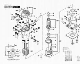 Bosch Router GKF 600 spare parts