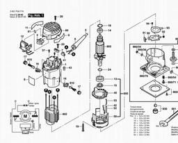 Bosch Router PR 20 EVS spare parts