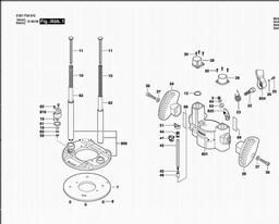 Bosch Router PR 011 spare parts
