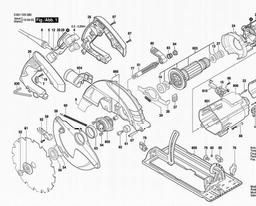 Bosch Circular Saw GKS 190 spare parts