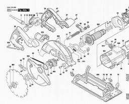 Bosch Circular Saw GKS 190 spare parts