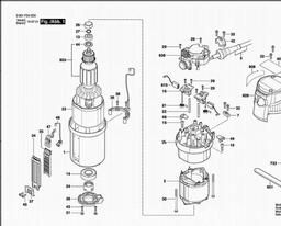 Bosch Router GOF 1600 CE spare parts