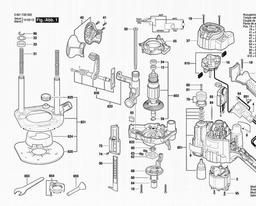 Bosch Router GOF 1250 CE spare parts
