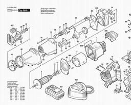 Bosch Cordl Reciprocating Saw GSA 36 V-LI spare parts