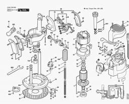 Bosch Router GOF 2000 CE spare parts