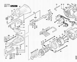 Bosch Reciprocating Saw GSA 1100 E spare parts