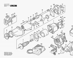 Bosch Reciprocating Saw GSA 18 VE spare parts
