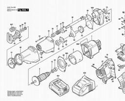 Bosch Cordl Reciprocating Saw GSA 18 V-LI spare parts