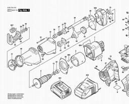 Bosch Cordl Reciprocating Saw CRS180 spare parts