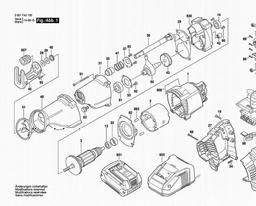 Bosch Cordl Reciprocating Saw SBS 18-A spare parts