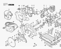 Bosch Cordless Circular Saw BACCS-24V spare parts