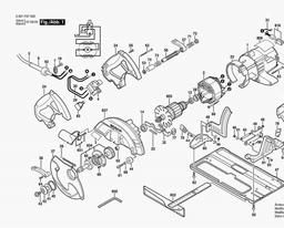 Bosch Circular Saw GKS 65 spare parts