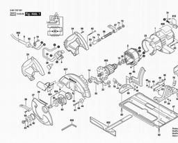 Bosch Circular Saw GKS 65 spare parts