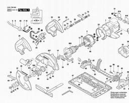 Bosch Circular Hand Saw GKS 65 G spare parts