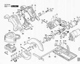 Bosch Cordless Circular Saw GKS 18 V-LI spare parts